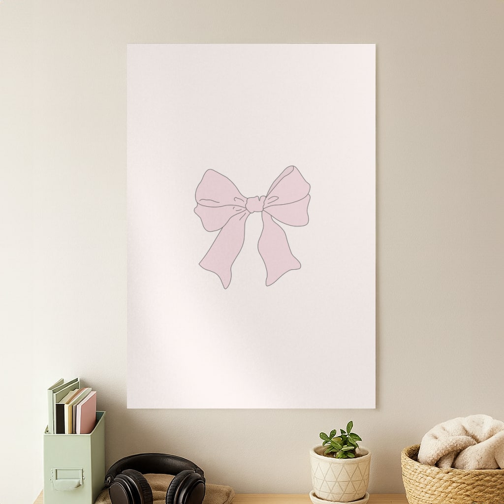 Bow - Clean Girl Aesthetic Poster