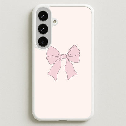 Bow - Clean Girl Aesthetic Phone Case for Galaxy S25FE