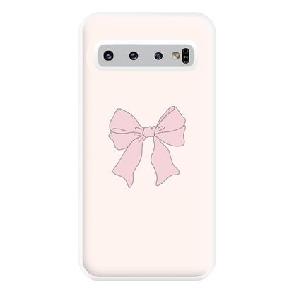 Bow - Clean Girl Aesthetic Phone Case for Galaxy S10 Plus