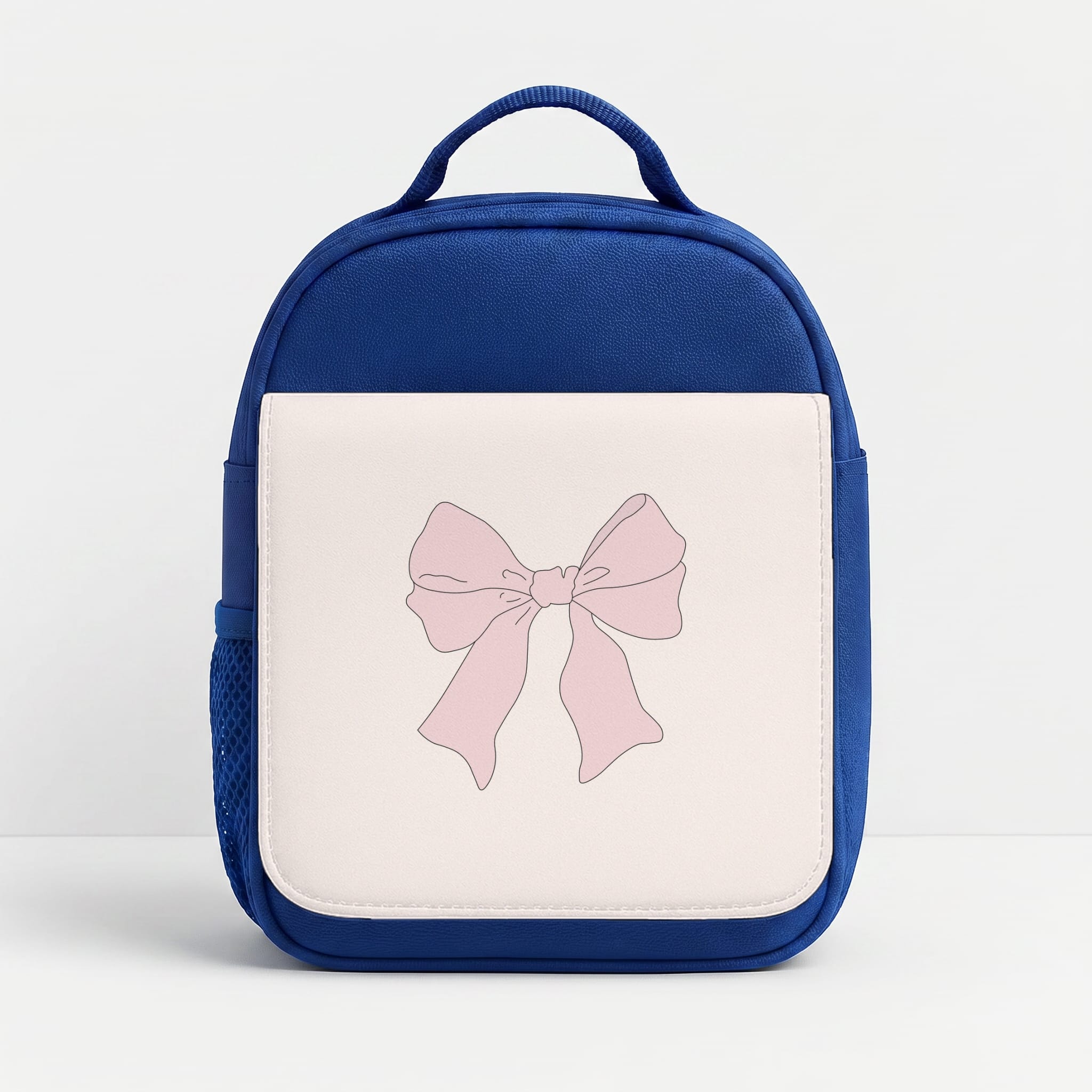 Bow - Clean Girl Aesthetic Lunchbox - Blue