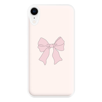 Bow - Clean Girl Aesthetic Phone Case for iPhone XR