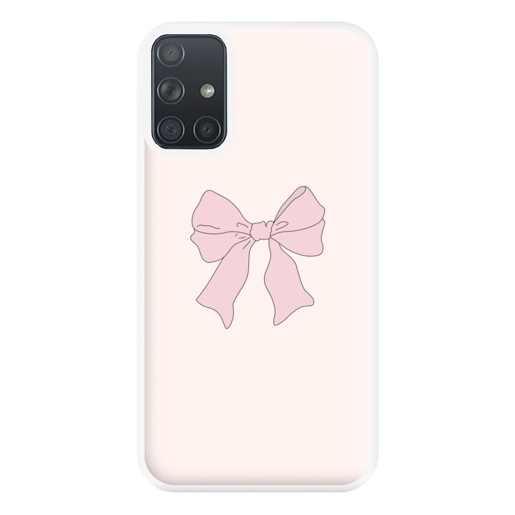 Bow - Clean Girl Aesthetic Phone Case for Galaxy A71