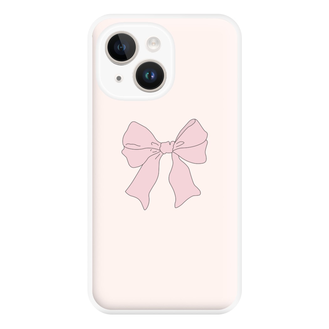 Bow - Clean Girl Aesthetic Phone Case for iPhone 14 Plus