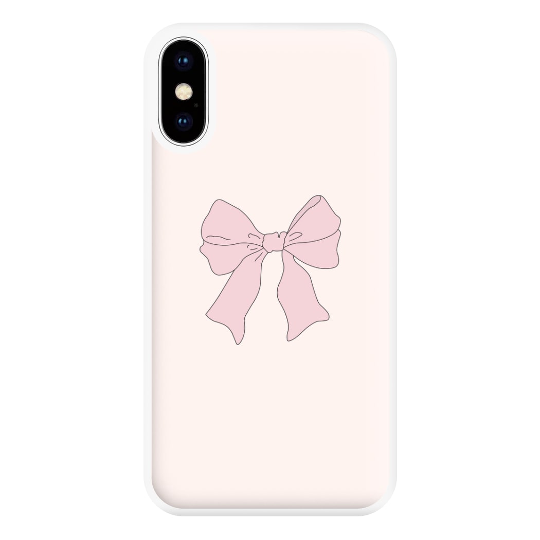 Bow - Clean Girl Aesthetic Phone Case for iPhone XS Max