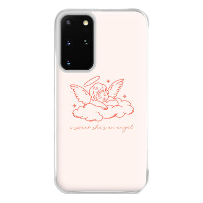 I Swear Shes An Angel - Clean Girl Aesthetic Phone Case for Galaxy S20 Plus