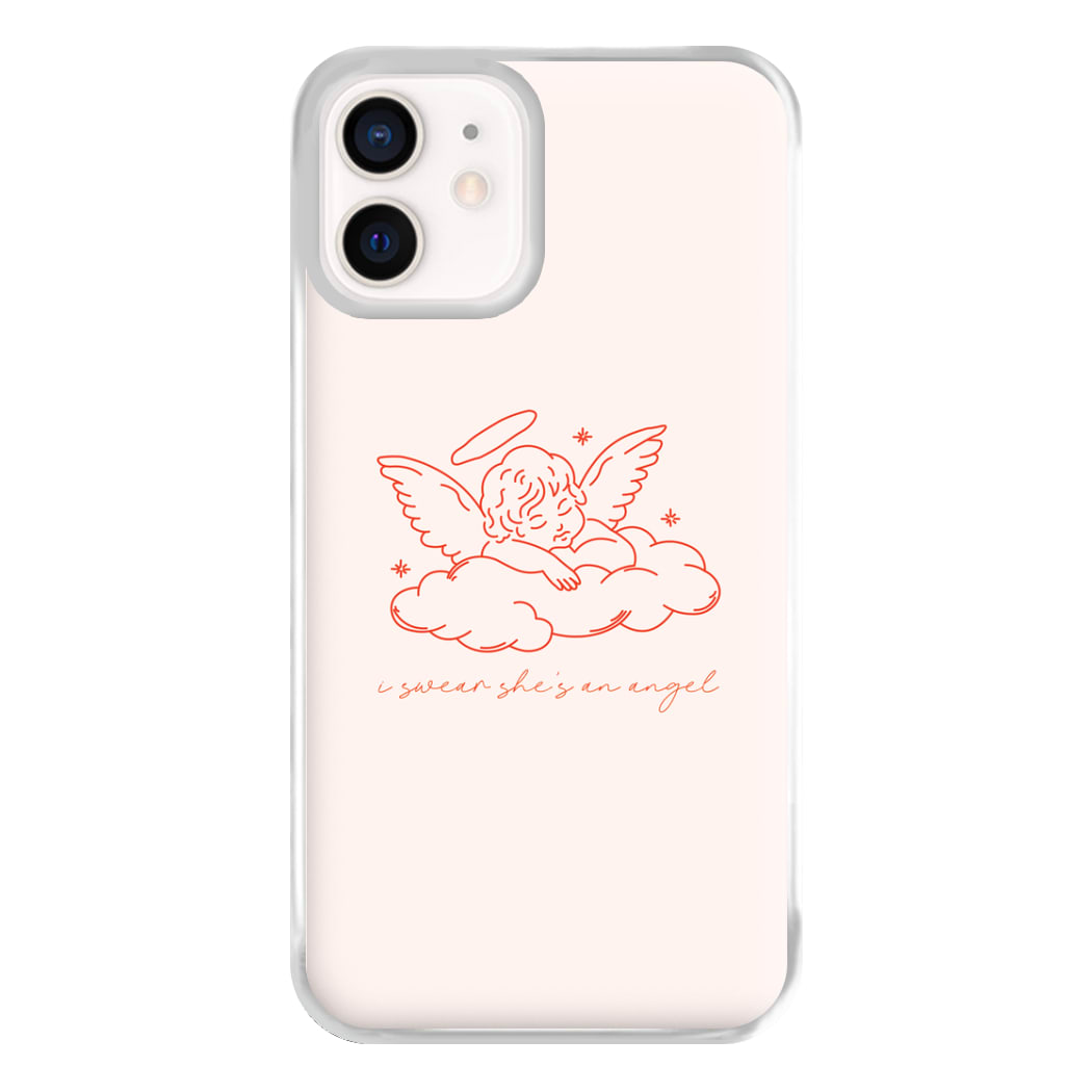 I Swear Shes An Angel - Clean Girl Aesthetic Phone Case for iPhone 13 Mini