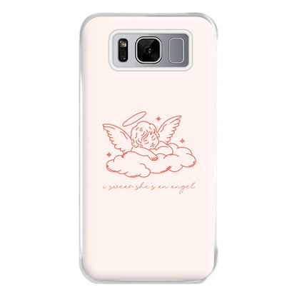 I Swear Shes An Angel - Clean Girl Aesthetic Phone Case for Galaxy S8 Plus