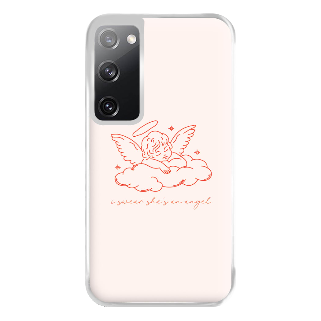 I Swear Shes An Angel - Clean Girl Aesthetic Phone Case for Galaxy S20