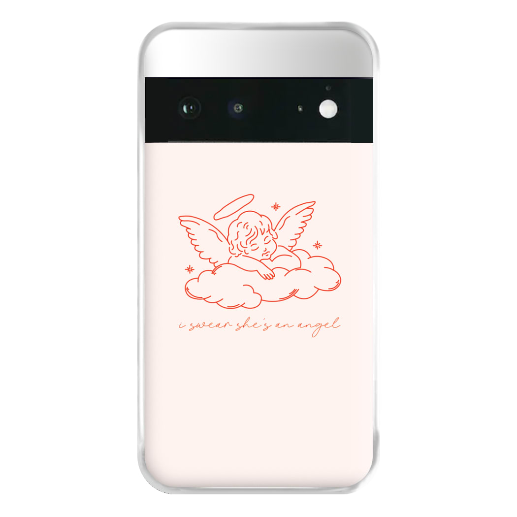 I Swear Shes An Angel - Clean Girl Aesthetic Phone Case for Google Pixel 6a