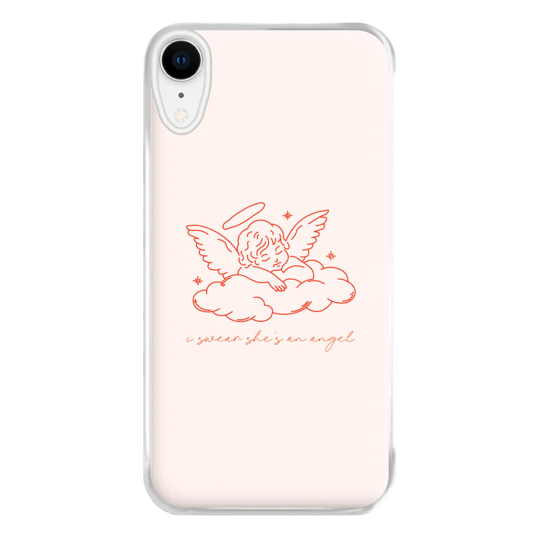 I Swear Shes An Angel - Clean Girl Aesthetic Phone Case for iPhone XR