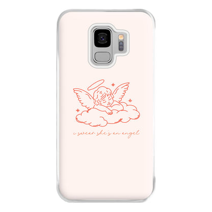 I Swear Shes An Angel - Clean Girl Aesthetic Phone Case for Galaxy S9 Plus