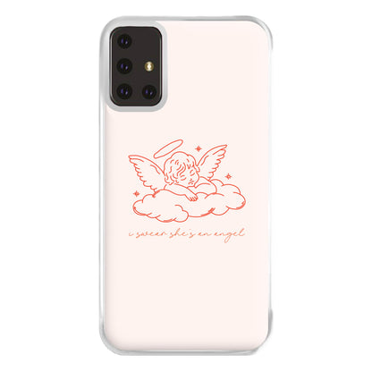 I Swear Shes An Angel - Clean Girl Aesthetic Phone Case for Galaxy A71