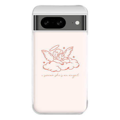 I Swear Shes An Angel - Clean Girl Aesthetic Phone Case for Google Pixel 8