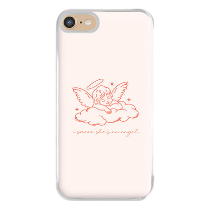 I Swear Shes An Angel - Clean Girl Aesthetic Phone Case for iPhone 6 / 7 / 8 / SE