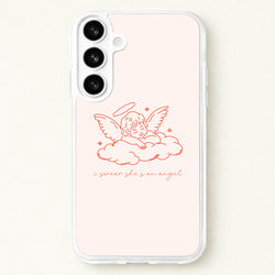 I Swear Shes An Angel - Clean Girl Aesthetic Phone Case for Galaxy S26 Plus