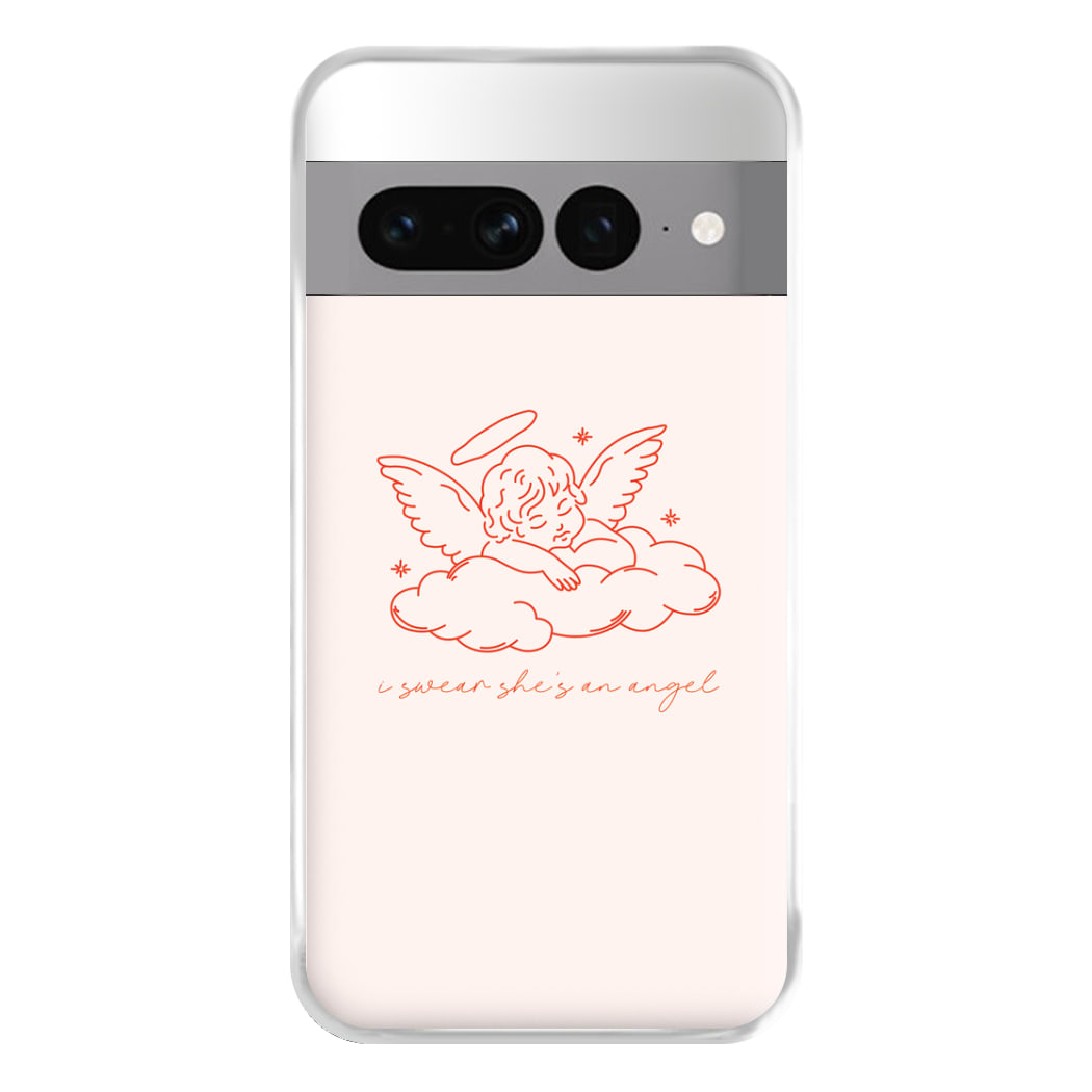 I Swear Shes An Angel - Clean Girl Aesthetic Phone Case for Google Pixel 7 Pro