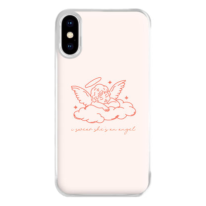 I Swear Shes An Angel - Clean Girl Aesthetic Phone Case for iPhone XS Max