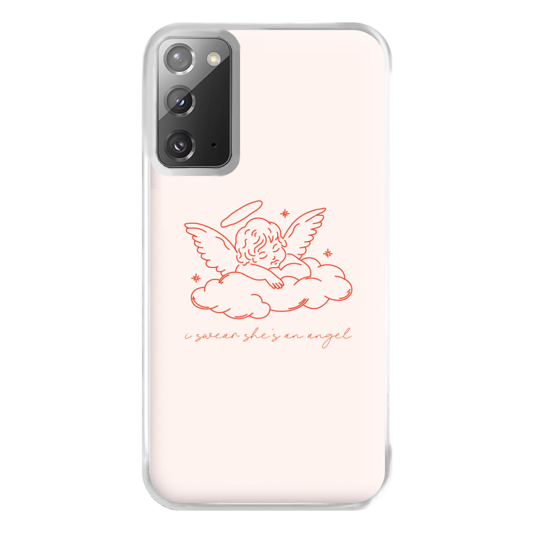 I Swear Shes An Angel - Clean Girl Aesthetic Phone Case for Galaxy Note 20 Ultra