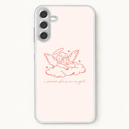 I Swear Shes An Angel - Clean Girl Aesthetic Phone Case for Galaxy A37