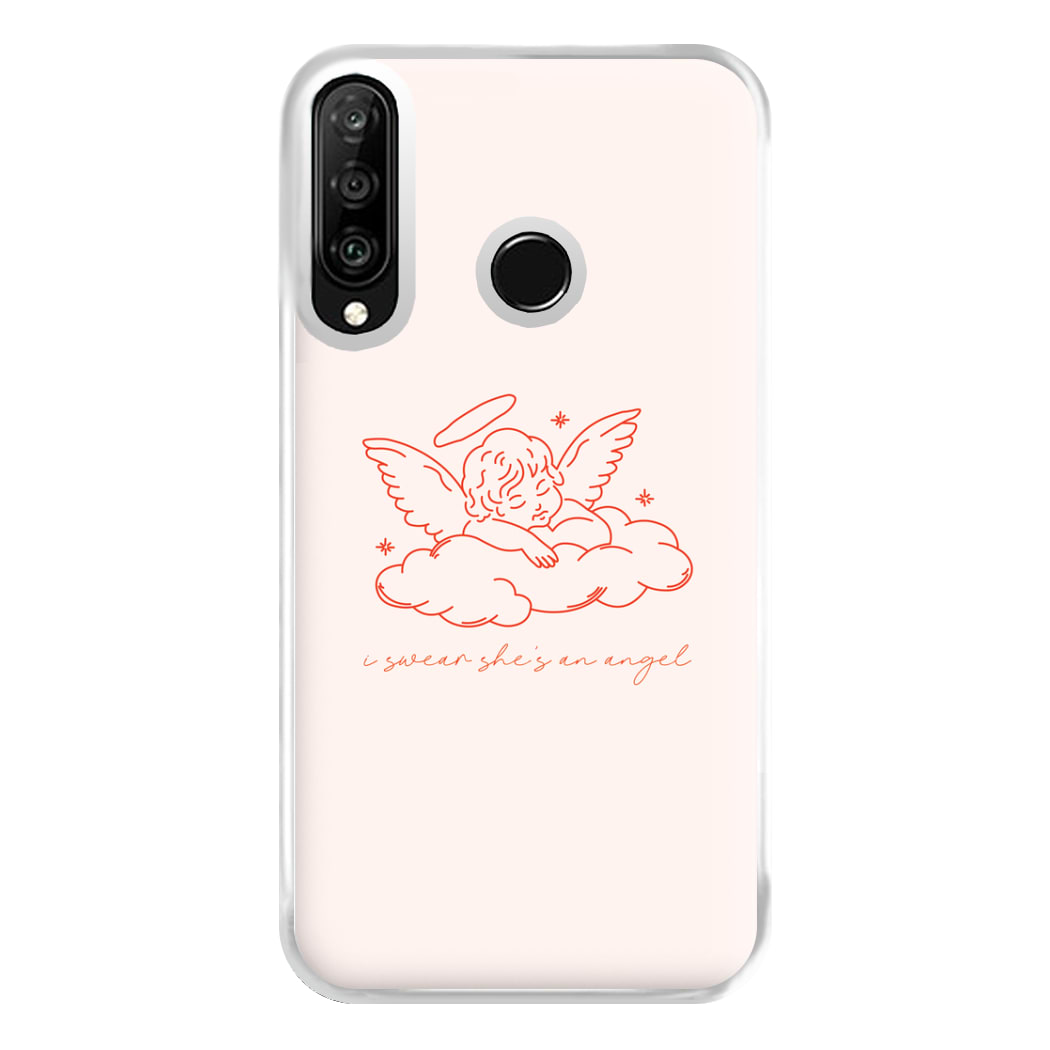 I Swear Shes An Angel - Clean Girl Aesthetic Phone Case for Huawei P30 Lite