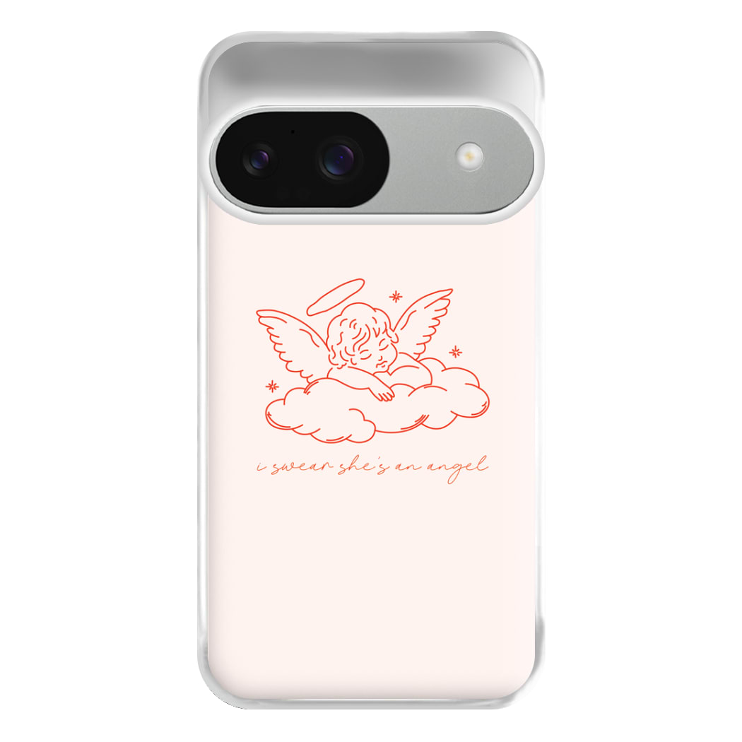 I Swear Shes An Angel - Clean Girl Aesthetic Phone Case for Google Pixel 9 / 9 Pro