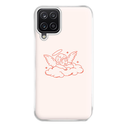 Angel - Clean Girl Aesthetic Phone Case for Galaxy A12