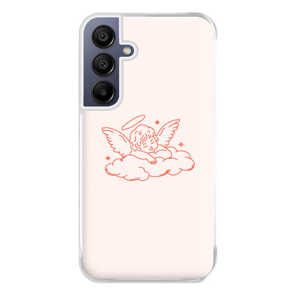 Angel - Clean Girl Aesthetic Phone Case for Galaxy A16