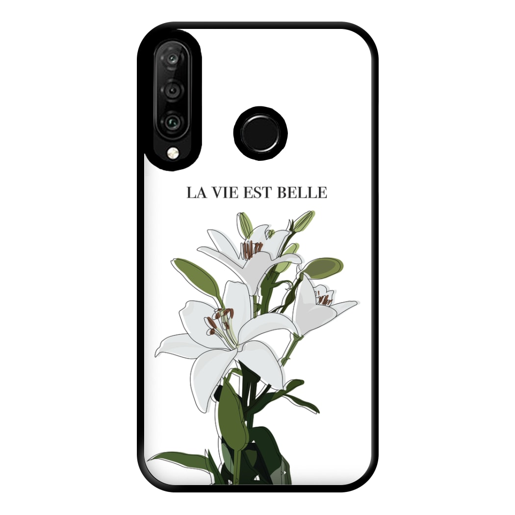 La Vie Est Belle - Clean Girl Aesthetic Phone Case for Huawei P30 Lite