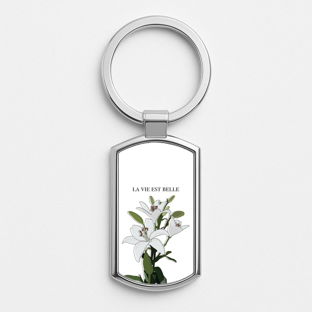 La Vie Est Belle - Clean Girl Aesthetic Luxury Keyring