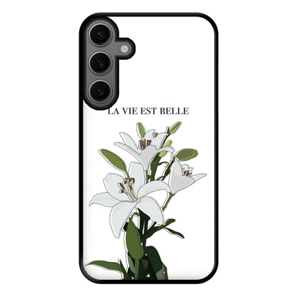 La Vie Est Belle - Clean Girl Aesthetic Phone Case for Galaxy S23FE