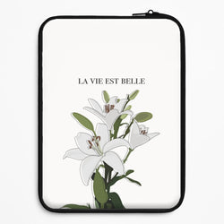 La Vie Est Belle - Clean Girl Aesthetic Universal Laptop Sleeve