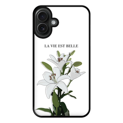 La Vie Est Belle - Clean Girl Aesthetic Phone Case for iPhone 16 Plus