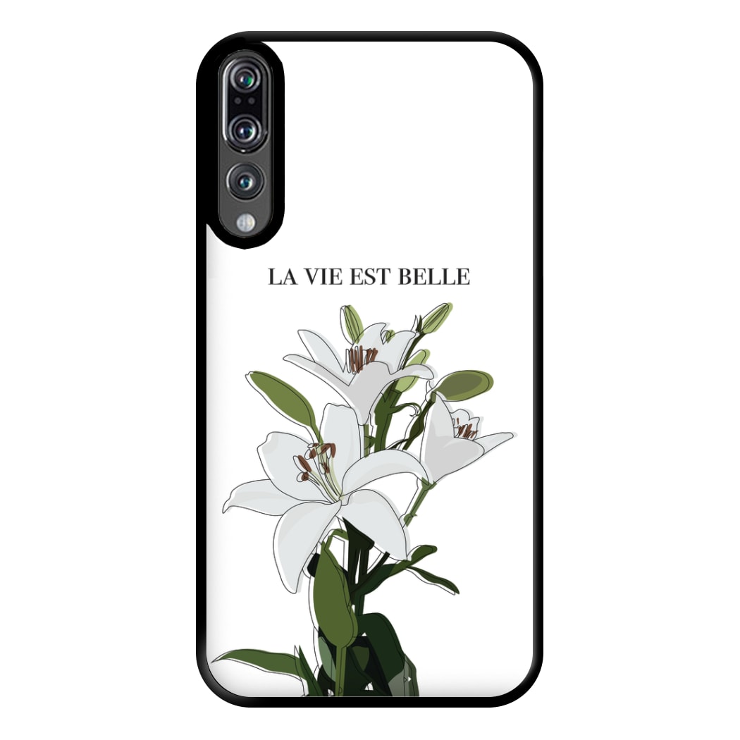 La Vie Est Belle - Clean Girl Aesthetic Phone Case for Huawei P20 Pro