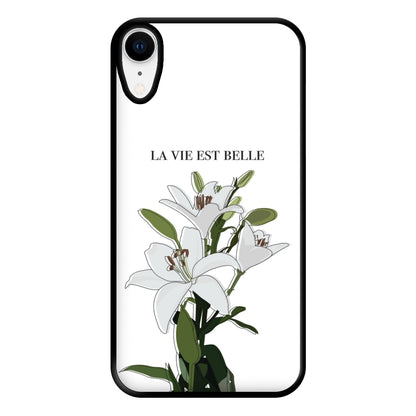 La Vie Est Belle - Clean Girl Aesthetic Phone Case for iPhone XR