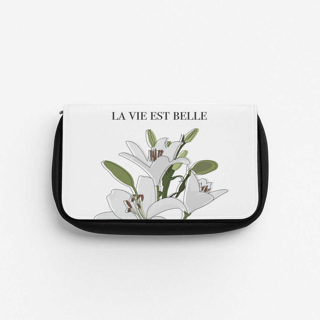 La Vie Est Belle - Clean Girl Aesthetic Pencil Case