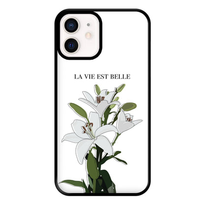 La Vie Est Belle - Clean Girl Aesthetic Phone Case for iPhone 12 Mini