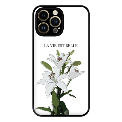 La Vie Est Belle - Clean Girl Aesthetic Phone Case for iPhone 14 Pro Max