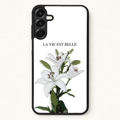 La Vie Est Belle - Clean Girl Aesthetic Phone Case for Galaxy A57