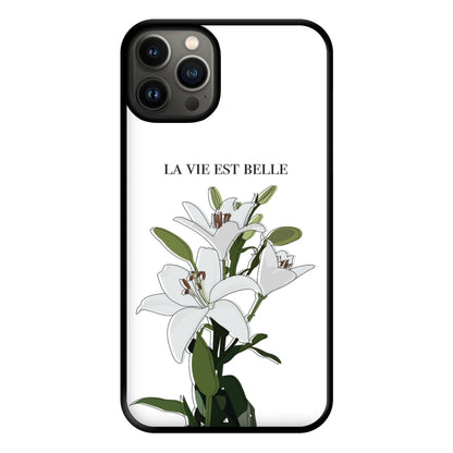 La Vie Est Belle - Clean Girl Aesthetic Phone Case for iPhone 13