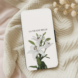 La Vie Est Belle - Clean Girl Aesthetic Wallet Phone Case