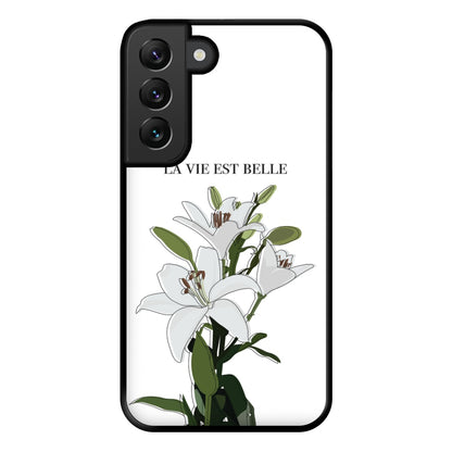 La Vie Est Belle - Clean Girl Aesthetic Phone Case for Galaxy S22 Plus