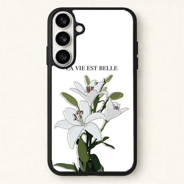 La Vie Est Belle - Clean Girl Aesthetic Phone Case for Galaxy S26