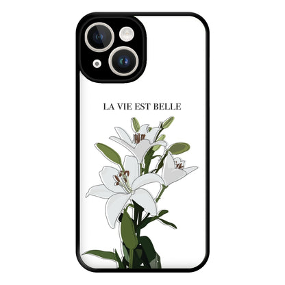 La Vie Est Belle - Clean Girl Aesthetic Phone Case for iPhone 14