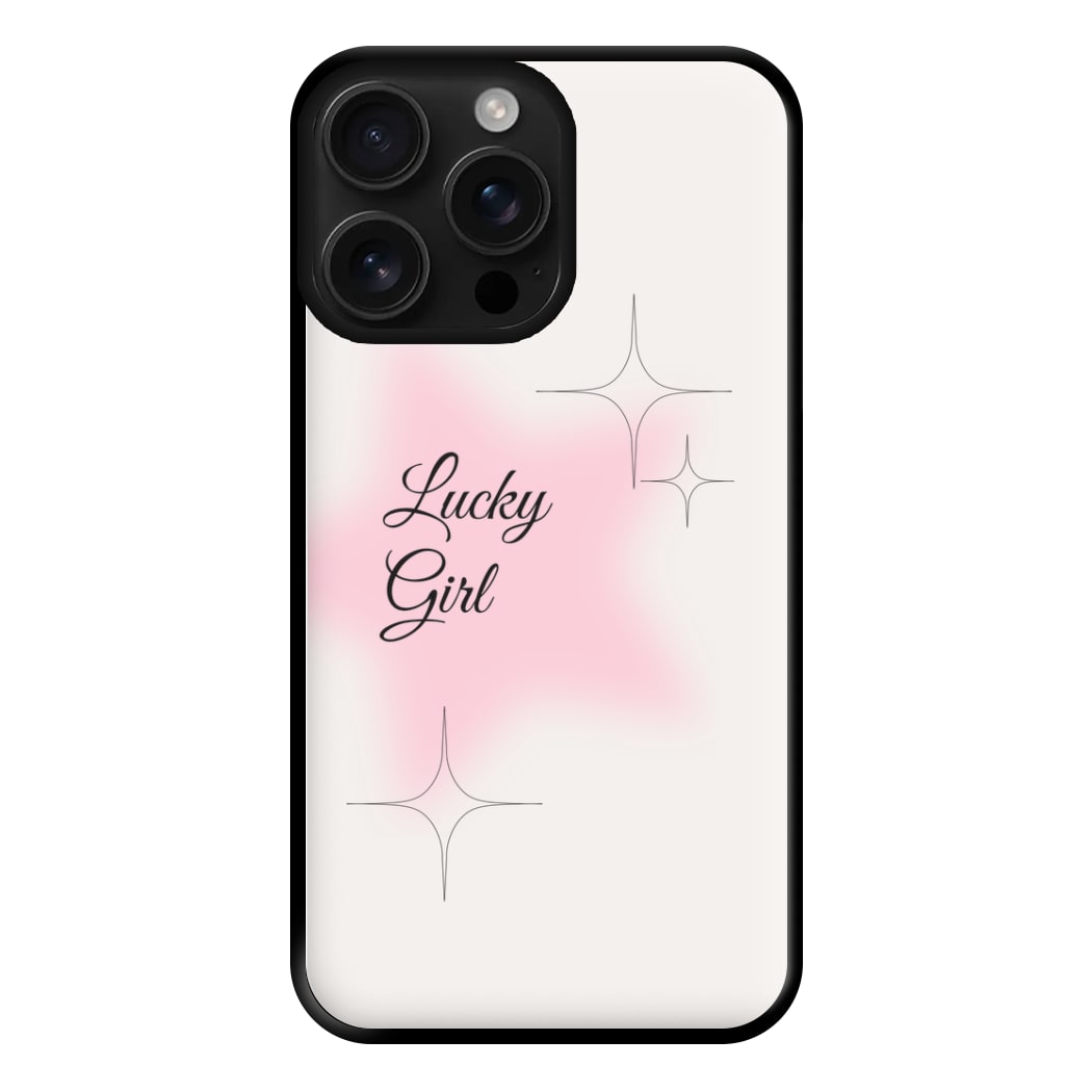 Lucky Girl - Clean Girl Aesthetic Phone Case