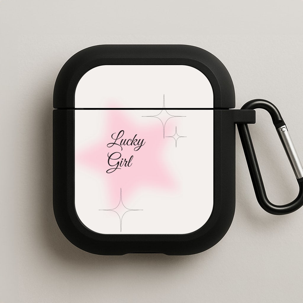 Lucky Girl - Clean Girl Aesthetic AirPods Case