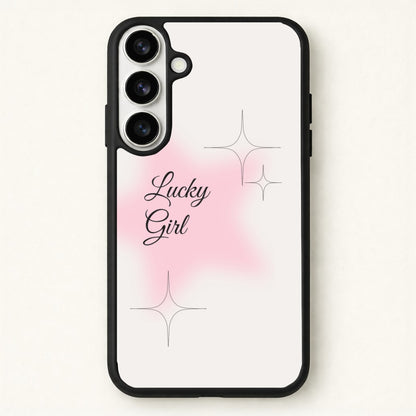 Lucky Girl - Clean Girl Aesthetic Phone Case for Galaxy S26