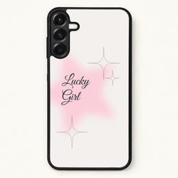 Lucky Girl - Clean Girl Aesthetic Phone Case for Galaxy A17