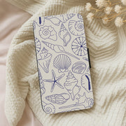 Sea Shells - Clean Girl Aesthetic Flip / Wallet Phone Case 5