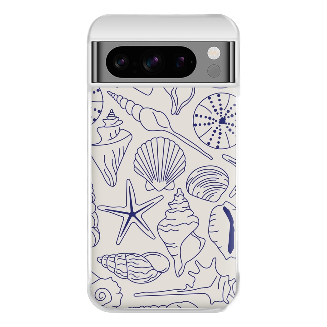 Sea Shells - Clean Girl Aesthetic Phone Case for Google Pixel 8 Pro