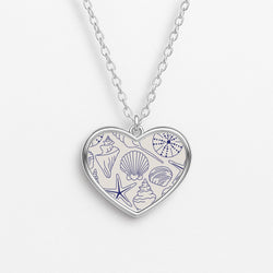 Sea Shells - Clean Girl Aesthetic Heart Necklace